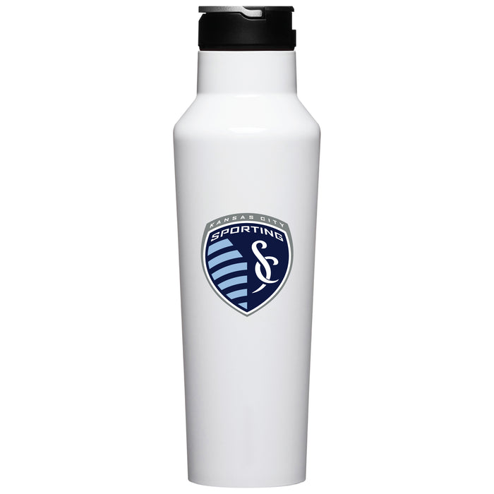 Corkcicle Insulated Canteen Water Bottle with Sporting Kansas City Primary Logo