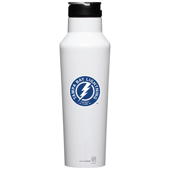 Corkcicle Insulated Canteen Water Bottle with Tampa Bay Lightning Secondary Logo