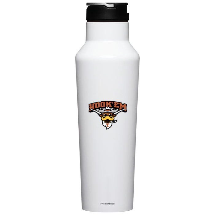 Corkcicle Insulated Canteen Water Bottle with Texas Longhorns  Hook EM