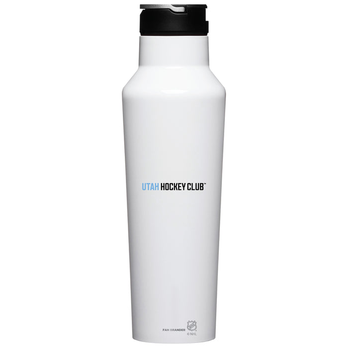 Corkcicle Insulated Canteen Water Bottle with Utah Hockey Club Wordmark