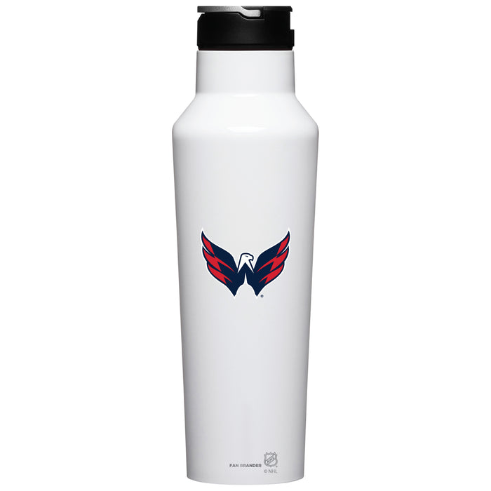 Corkcicle Insulated Canteen Water Bottle with Washington Capitals Secondary Logo