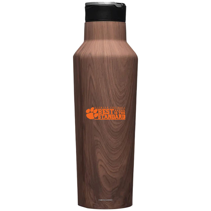 Corkcicle Insulated Canteen Water Bottle with Clemson Tigers Best Standard