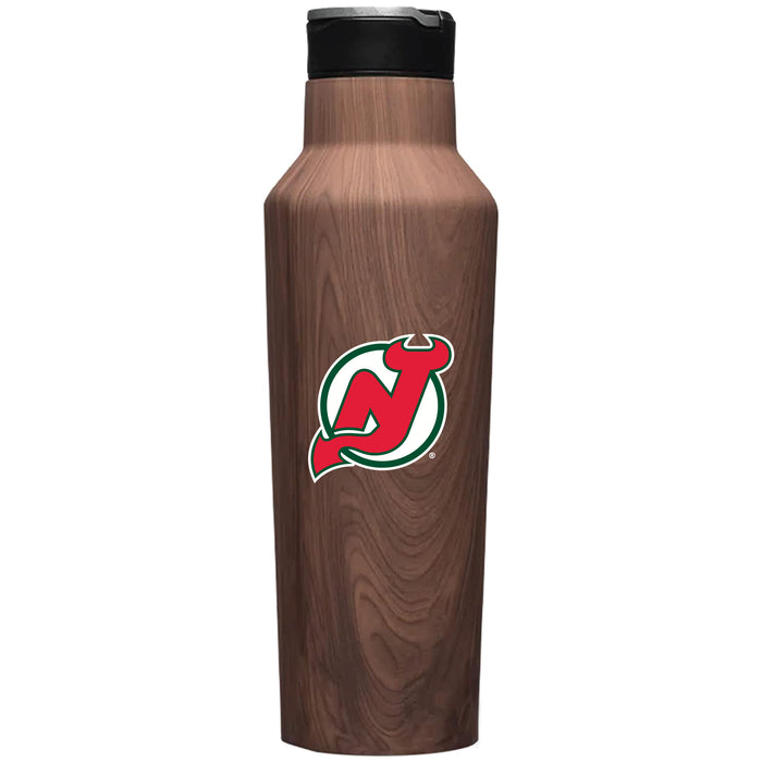 Corkcicle Insulated Canteen Water Bottle with New Jersey Devils Secondary Logo