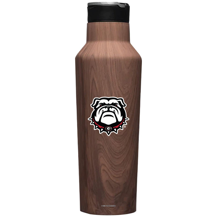 Corkcicle Insulated Canteen Water Bottle with Georgia Bulldogs Secondary Logo