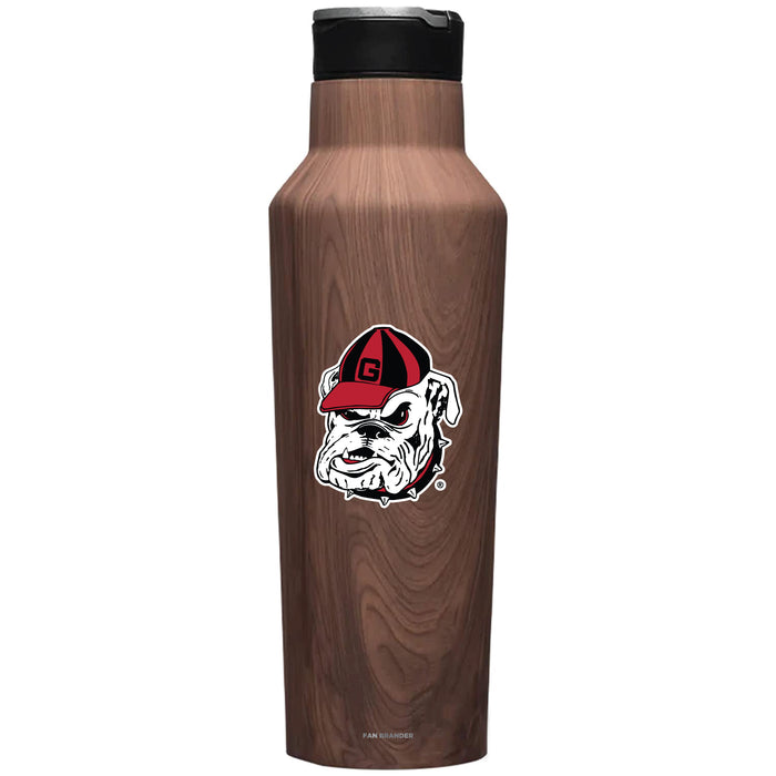 Corkcicle Insulated Canteen Water Bottle with Georgia Bulldogs Georgia Bulldog