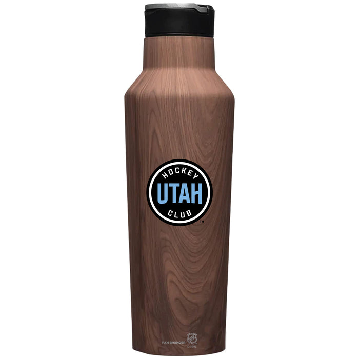 Corkcicle Insulated Canteen Water Bottle with Utah Hockey Club Primary Mark