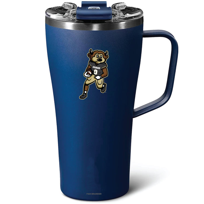 BruMate Toddy 22oz Tumbler with Colorado Buffaloes Ralphie Football