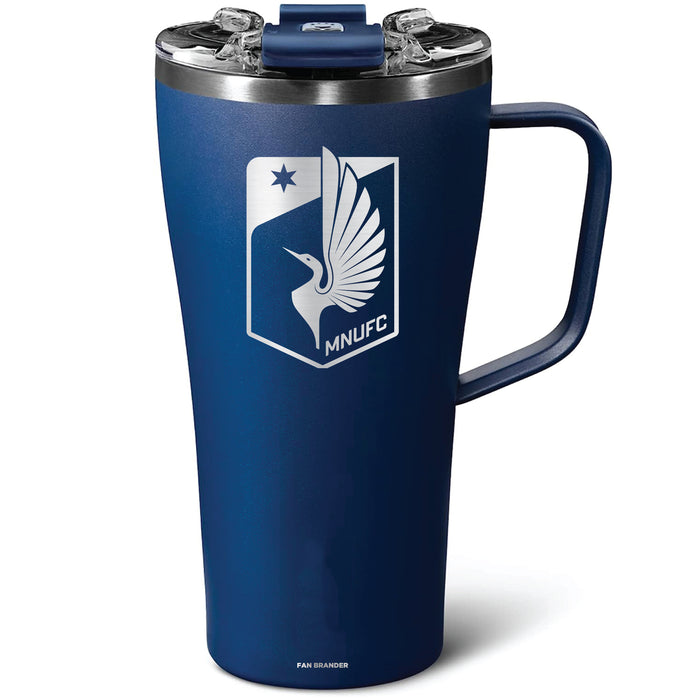 BruMate Toddy 22oz Tumbler with Minnesota United FC Etched Primary Logo