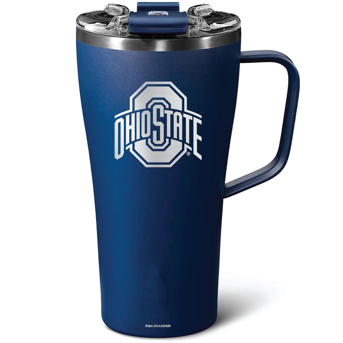 BruMate Toddy 22oz Tumbler with Ohio State Buckeyes Etched Primary Logo