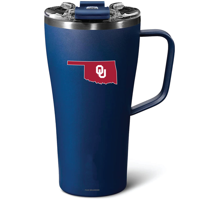 BruMate Toddy 22oz Tumbler with Oklahoma Sooners State Design