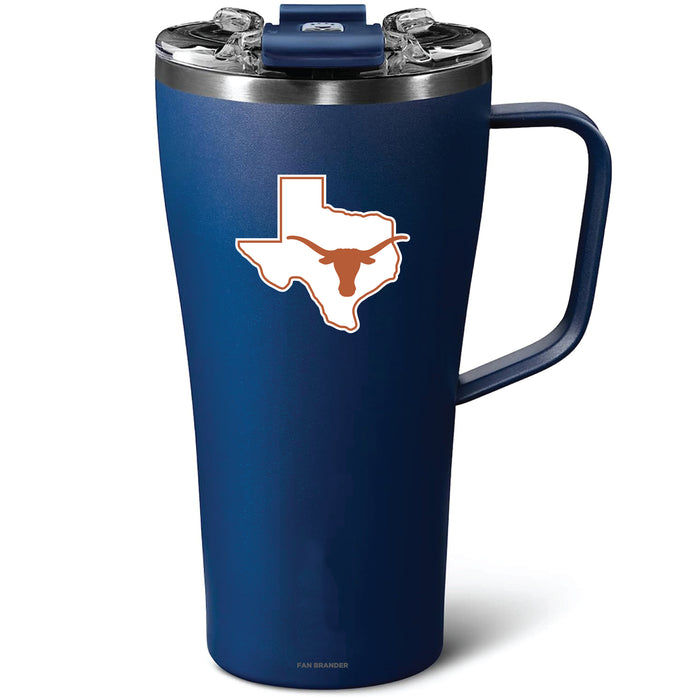 BruMate Toddy 22oz Tumbler with Texas Longhorns  State Design