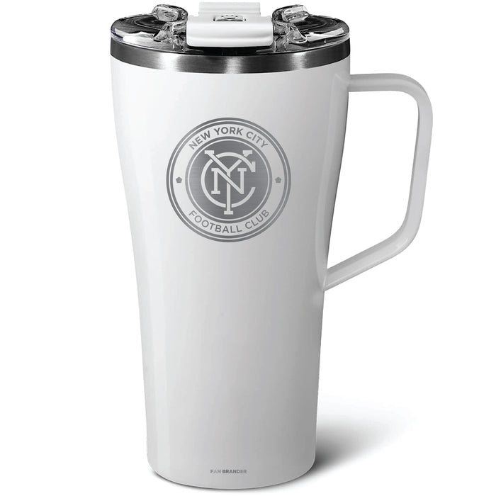 BruMate Toddy 22oz Tumbler with New York City FC Etched Primary Logo