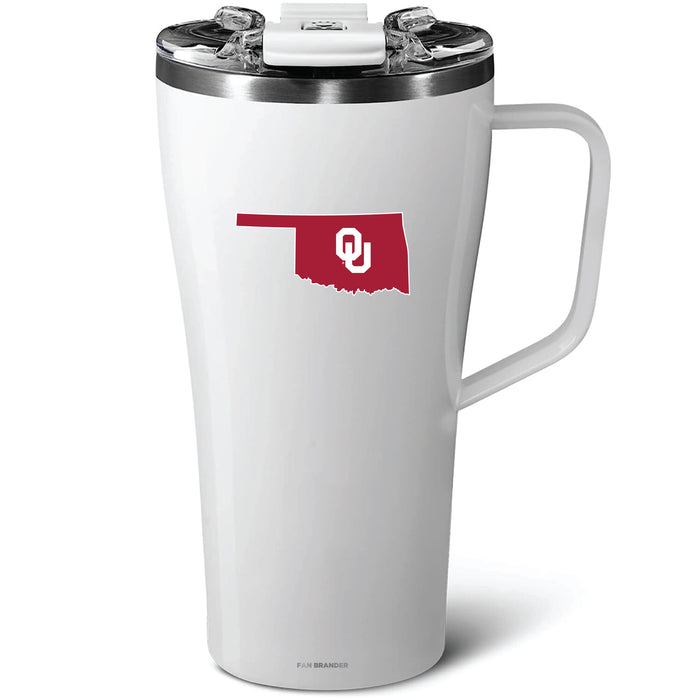 BruMate Toddy 22oz Tumbler with Oklahoma Sooners State Design