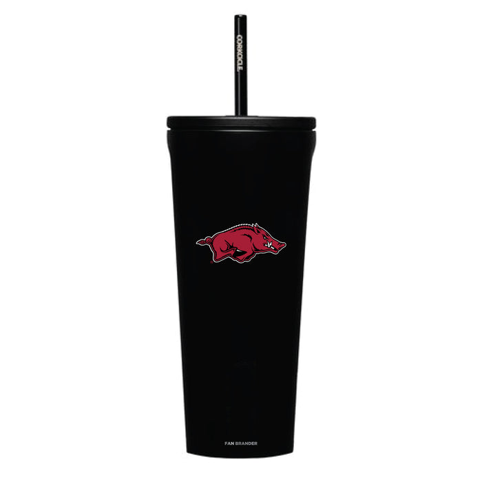 Corkcicle Cold Cup Triple Insulated Tumbler with Arkansas Razorbacks Logos