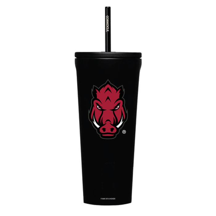 Corkcicle Cold Cup Triple Insulated Tumbler with Arkansas Razorbacks Logos