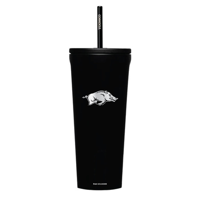 Corkcicle Cold Cup Triple Insulated Tumbler with Arkansas Razorbacks Logos