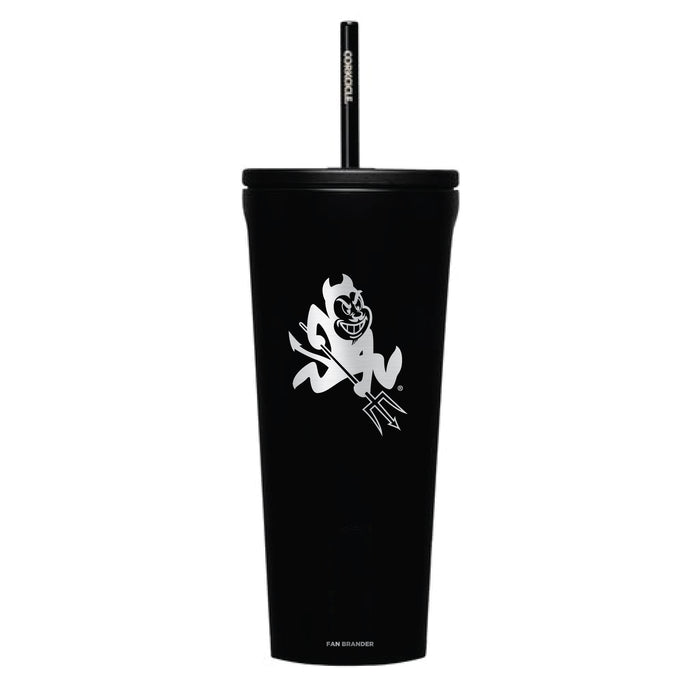 Corkcicle Cold Cup Triple Insulated Tumbler with Arizona State Sun Devils Logos