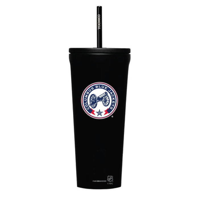 Corkcicle Cold Cup Triple Insulated Tumbler with Columbus Blue Jackets Logos