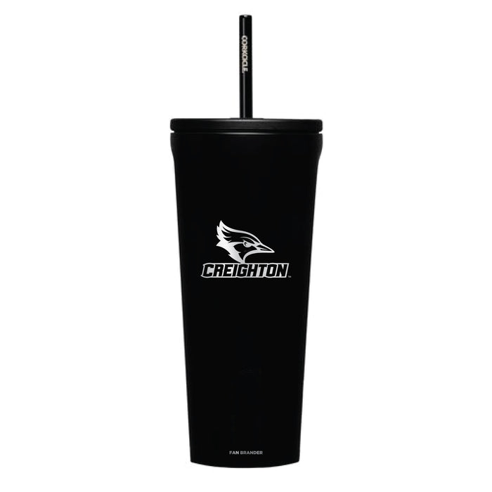 Corkcicle Cold Cup Triple Insulated Tumbler with Creighton University Bluejays Logos