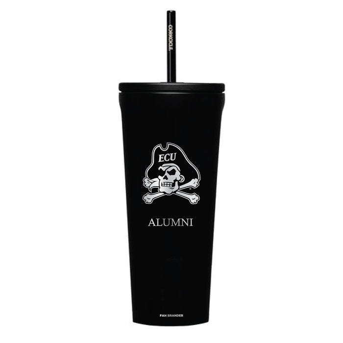 Corkcicle Cold Cup Triple Insulated Tumbler with East Carolina Pirates Alumni Primary Logo