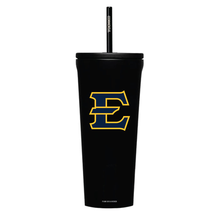 Corkcicle Cold Cup Triple Insulated Tumbler with Eastern Tennessee State Buccaneers Logos