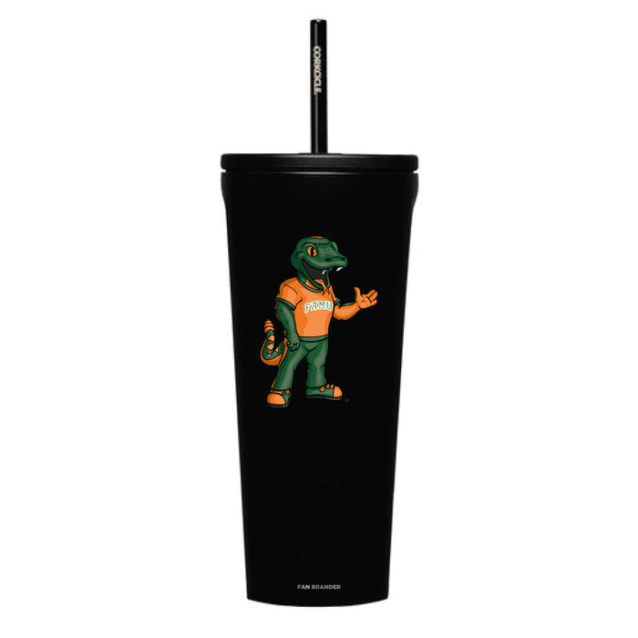 Corkcicle Cold Cup Triple Insulated Tumbler with Florida A&M Rattlers Logos