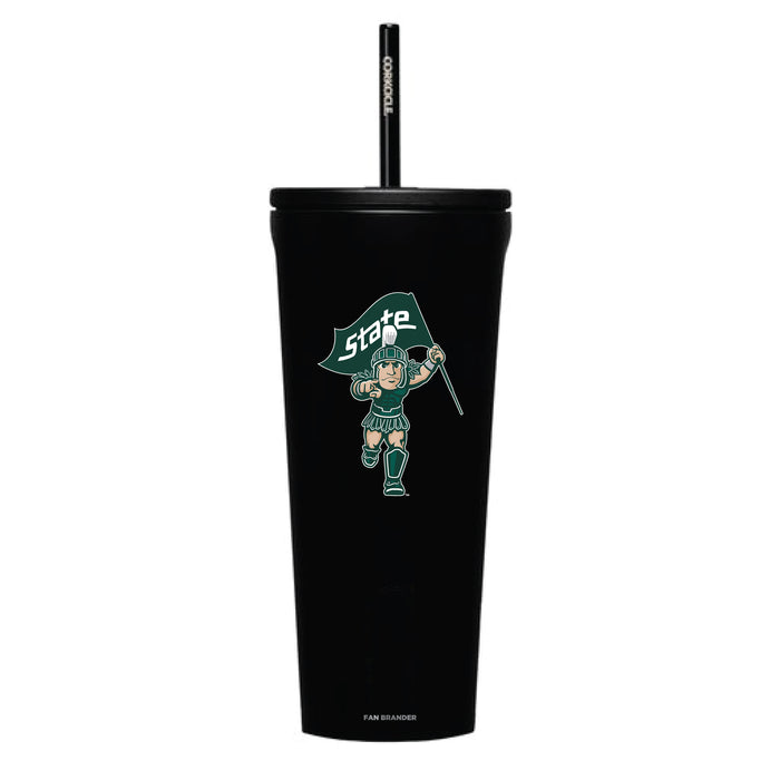 Corkcicle Cold Cup Triple Insulated Tumbler with Michigan State Spartans Logos