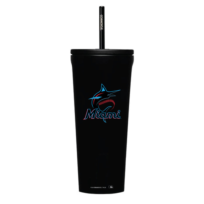 Corkcicle Cold Cup Triple Insulated Tumbler with Miami Marlins Logos