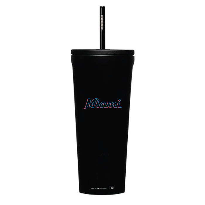 Corkcicle Cold Cup Triple Insulated Tumbler with Miami Marlins Logos