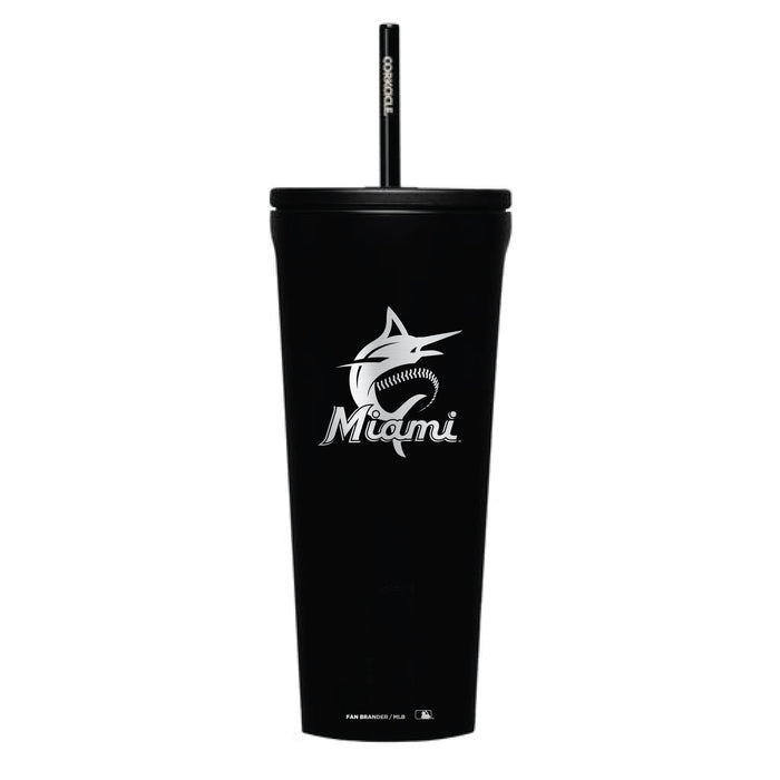 Corkcicle Cold Cup Triple Insulated Tumbler with Miami Marlins Logos