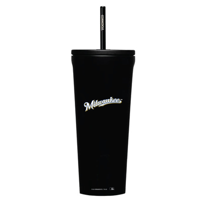 Corkcicle Cold Cup Triple Insulated Tumbler with Milwaukee Brewers Logos