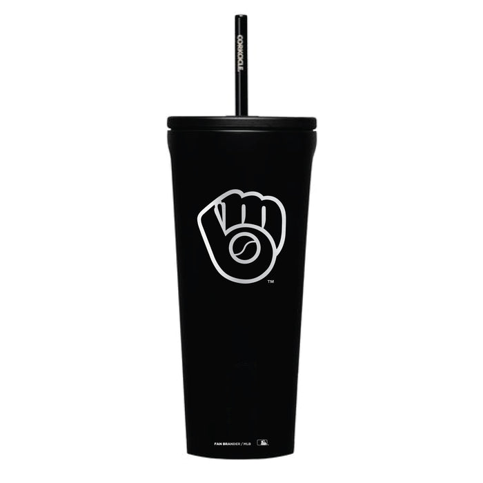 Corkcicle Cold Cup Triple Insulated Tumbler with Milwaukee Brewers Logos