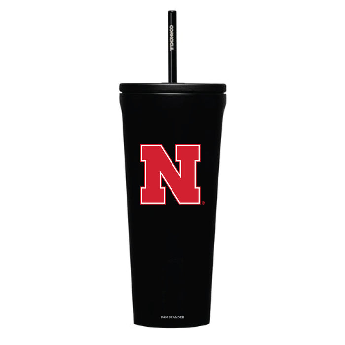 Corkcicle Cold Cup Triple Insulated Tumbler with Nebraska Cornhuskers Logos