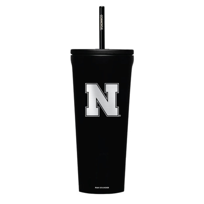 Corkcicle Cold Cup Triple Insulated Tumbler with Nebraska Cornhuskers Logos