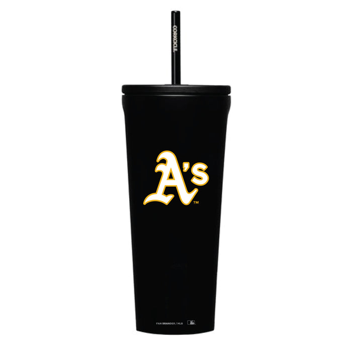 Corkcicle Cold Cup Triple Insulated Tumbler with Oakland Athletics Logos