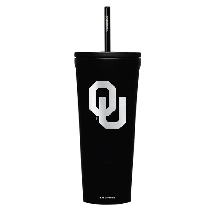 Corkcicle Cold Cup Triple Insulated Tumbler with Oklahoma Sooners Logos