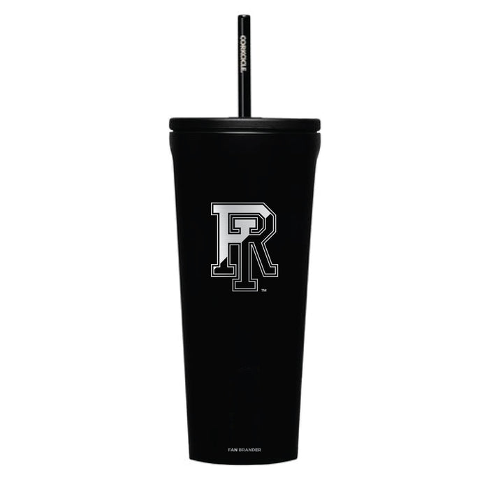 Corkcicle Cold Cup Triple Insulated Tumbler with Rhode Island Rams Etched Primary Logo