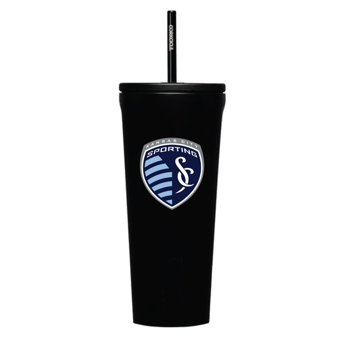 Corkcicle Cold Cup Triple Insulated Tumbler with Sporting Kansas City Primary Logo