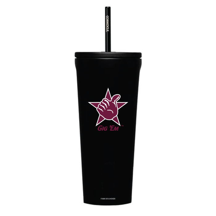 Corkcicle Cold Cup Triple Insulated Tumbler with Texas A&M Aggies Texas A&M Gig Em