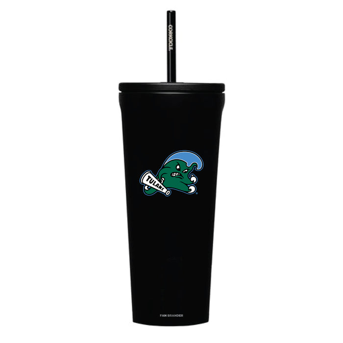 Corkcicle Cold Cup Triple Insulated Tumbler with Tulane Green Wave Logos