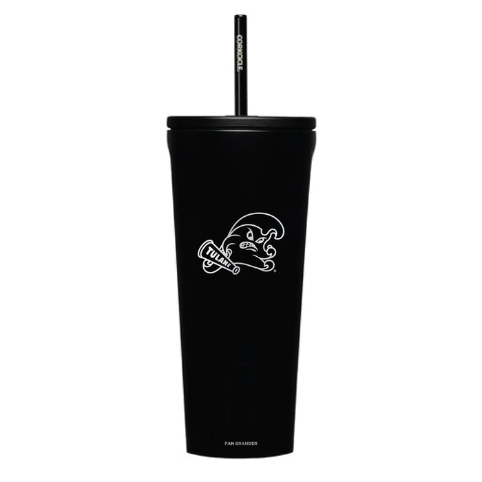 Corkcicle Cold Cup Triple Insulated Tumbler with Tulane Green Wave Logos