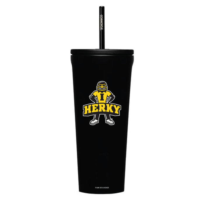 Corkcicle Cold Cup Triple Insulated Tumbler with Iowa Hawkeyes Logos