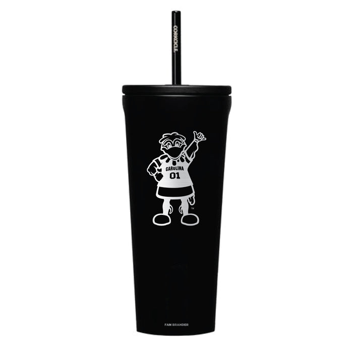 Corkcicle Cold Cup Triple Insulated Tumbler with South Carolina Gamecocks Logos