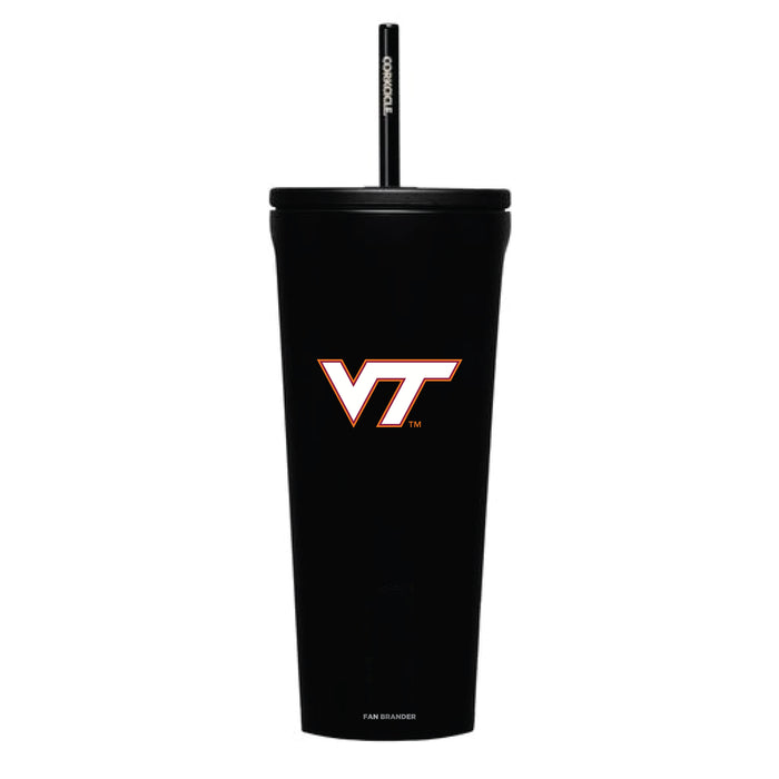 Corkcicle Cold Cup Triple Insulated Tumbler with Virginia Tech Hokies Logos