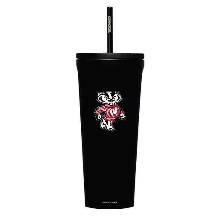 Corkcicle Cold Cup Triple Insulated Tumbler with Wisconsin Badgers Logos