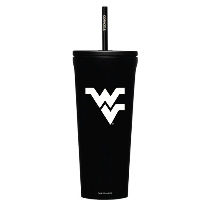 Corkcicle Cold Cup Triple Insulated Tumbler with West Virginia Mountaineers Logos