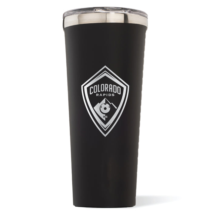 Triple Insulated Corkcicle Tumbler with Colorado Rapids Etched Primary Logo