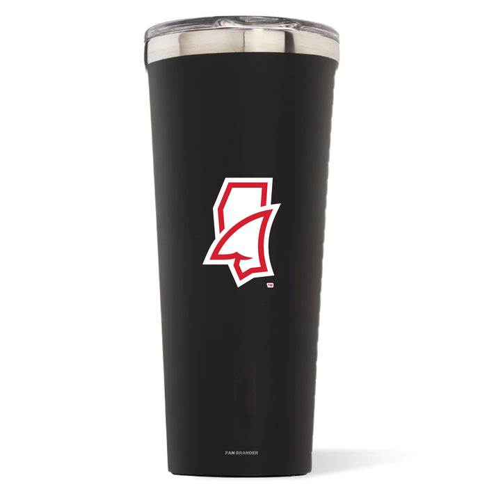 Triple Insulated Corkcicle Tumbler with Mississippi Ole Miss Mississippi Land Shark