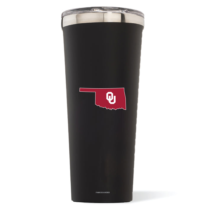 Triple Insulated Corkcicle Tumbler with Oklahoma Sooners State Design