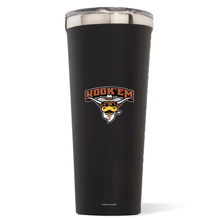 Triple Insulated Corkcicle Tumbler with Texas Longhorns  Hook EM